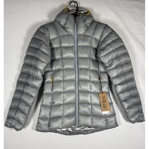 NWT Rab Mythic G Jacket Women's XS Cloud Goose Down Full Zip Extreme Cold $525